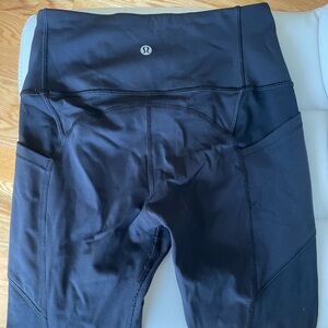 Lululemon Leggings, Black, Size 4